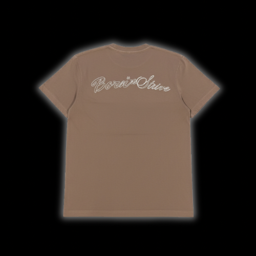 Brown STRIVE Tee.