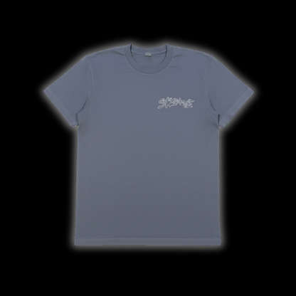 Blue STRIVE Tee.
